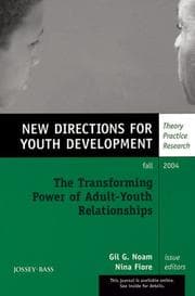 Tapa de New Directions for Youth Development