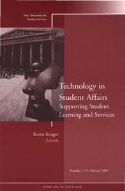 Tapa de Technology in Student Affairs