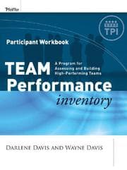 Tapa de Team performance inventory