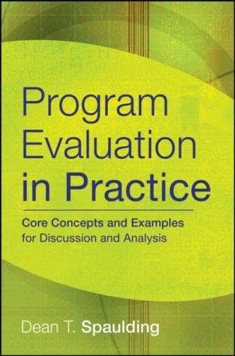 Tapa de Program evaluation in practice