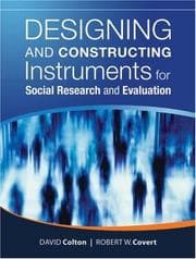 Tapa de Designing and constructing instruments for social research and evaluation