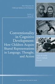 Tapa de Conventionality in Cognitive Development