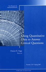 Tapa de Using Quantitative Data to Answer Critical Questions