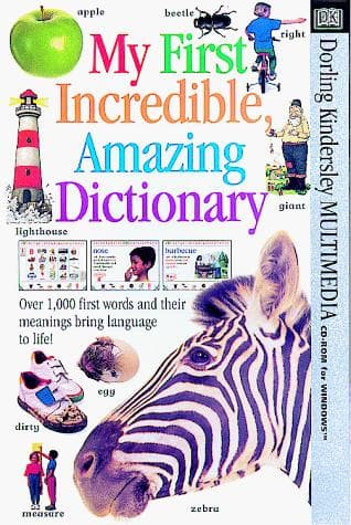 Tapa de My First Incredible Amazing Dictionary CD-ROM (mac)