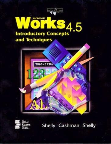 Tapa de Microsoft Works 4.5 Introductory Concepts and Techniques