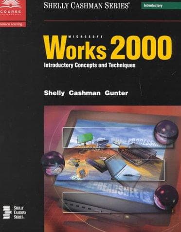Tapa de Microsoft Works 2000