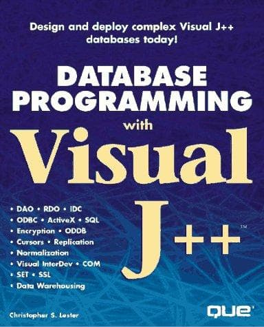 Tapa de Database programming with Visual J++