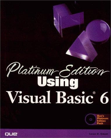Tapa de Platinum Edition Using Visual Basic 6 (Using ... (Que))