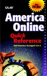 Tapa de America Online 4 Quick Reference