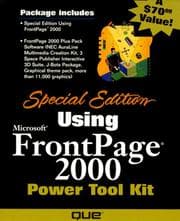Tapa de Special Edition Using Microsoft Frontpage 2000