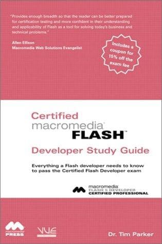 Tapa de Certified Flash Macromedia Developer Study Guide