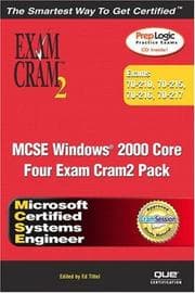 Tapa de MCSE Windows 2000 Core Exam Cram 2 Pack (Exams 70-210, 70-215, 70-216, 70-217)