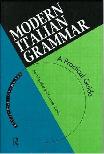 Tapa de Modern Italian grammar