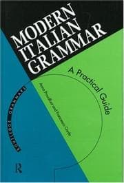 Tapa de Modern Italian grammar