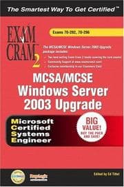 Tapa de MCSA/MCSE Windows Server 2003 Upgrade Exams Bundle Exam Cram 2