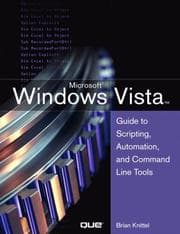 Tapa de Windows Vista Guide to Scripting, Automation, and Command Line Tools