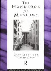Tapa de The Handbook for Museums (Heritage: Care-Preservation-Management)