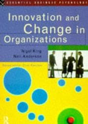 Tapa de Innovation and change in organizations