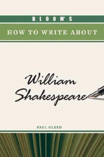 Tapa de Bloom's How to Write about William Shakespeare