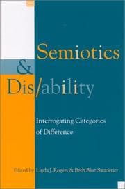 Tapa de Semiotics and dis/ability