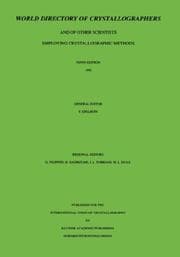 Tapa de World Directory of Crystallographers
