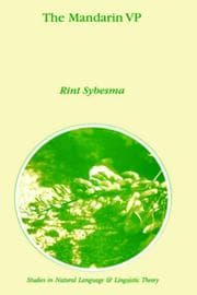 Tapa de The Mandarin VP (Studies in Natural Language and Linguistic Theory)