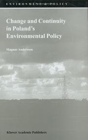 Tapa de Change and Continuity in Poland's Environmental Policy (Environment & Policy)