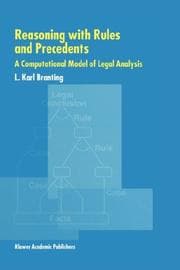 Tapa de Reasoning with Rules and Precedents - A Computational Model of Legal Analysis