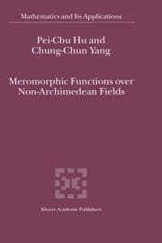 Tapa de Meromorphic functions over non-archimedean fields