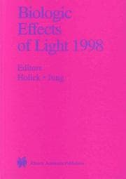 Tapa de Biologic effects of light 1998