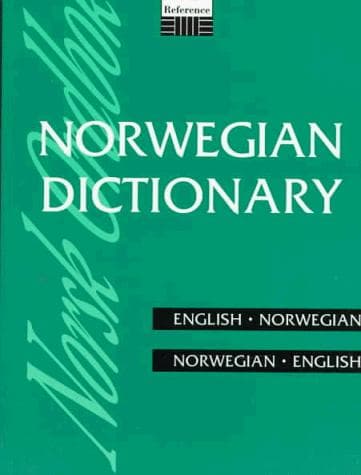 Tapa de Norwegian dictionary