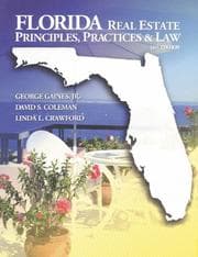 Tapa de Florida real estate principles, practices & law