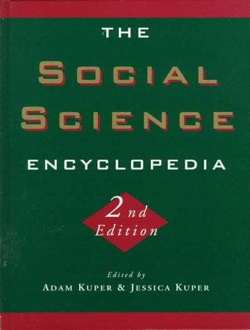 Tapa de The social science encyclopedia