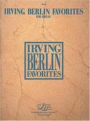 Tapa de Irving Berlin Favorites For Organ