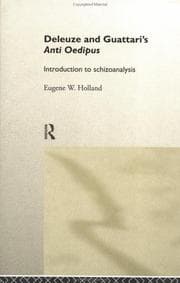 Tapa de Deleuze and Guattari's Anti Oedipus