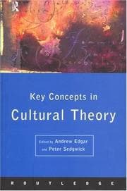 Tapa de Key concepts in cultural theory
