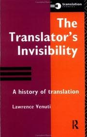 Tapa de The translator's invisibility