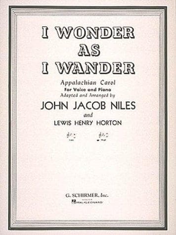 Tapa de I Wonder as I Wander