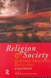 Tapa de Religion and Society in Early Modern England
