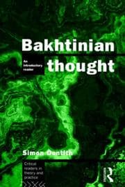 Tapa de Bakhtinian Thought