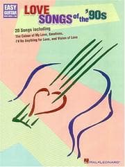 Tapa de Love Songs of the '90s for Easy Guitar