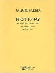 Tapa de Samuel Barber - First Essay