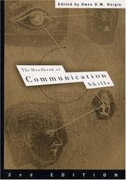 Tapa de The Handbook of Communication Skills
