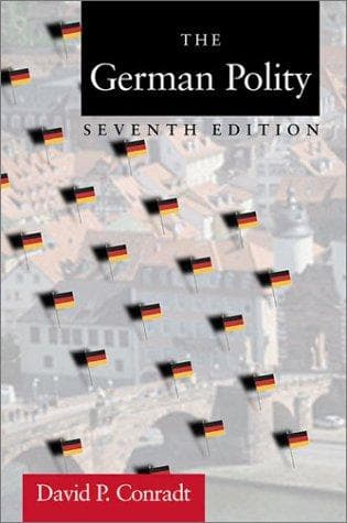 Tapa de The German Polity (7th Edition)