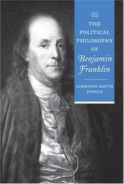 Tapa de The Political Philosophy of Benjamin Franklin (The Political Philosophy of the American Founders)