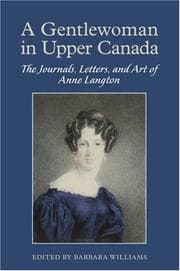 Tapa de A Gentlewoman in Upper Canada