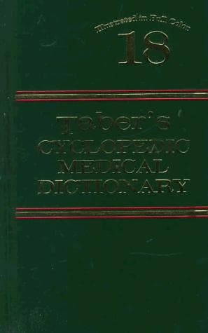 Tapa de Taber's Cyclopedic Medical Dictionary