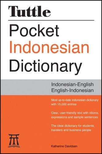 Tapa de Tuttle Pocket Indonesian Dictionary