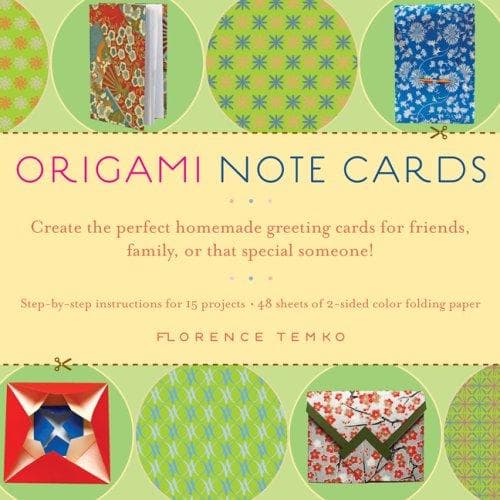 Tapa de Origami Note Cards