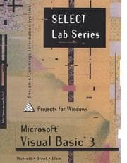Tapa de Visual Basic 3.0 for Windows